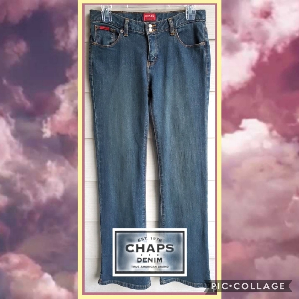CHAPS Medium Wash Classic Straight-leg Jeans